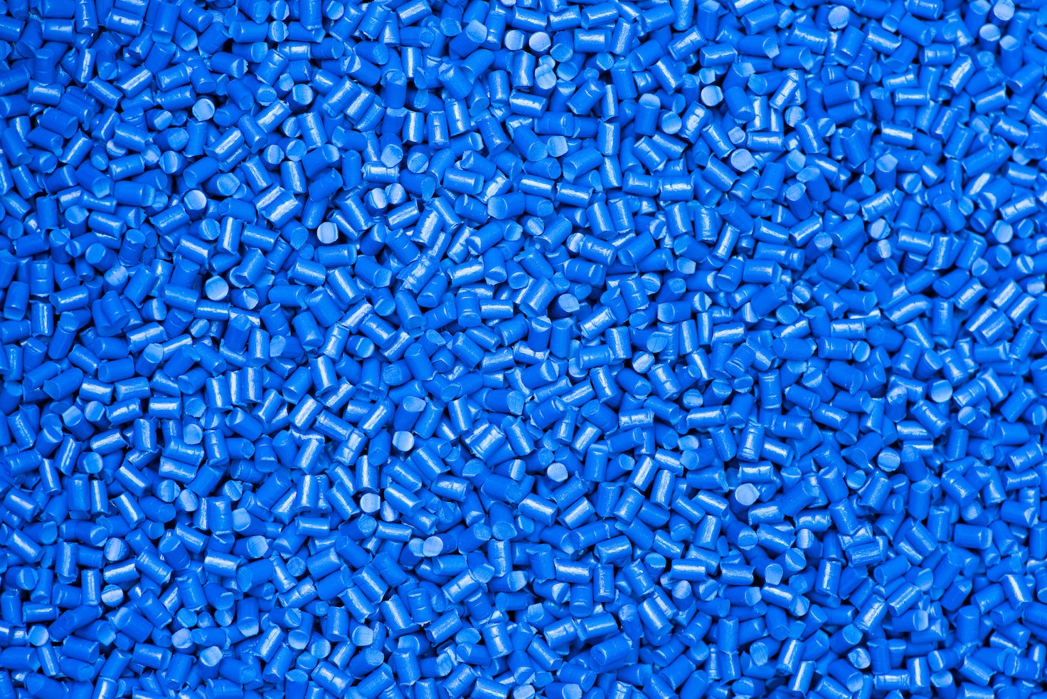 Blue coloured small plastic parts